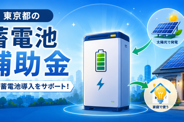 東京都の蓄電池補助金はいくら？2026年最新制度の仕組みと申請の注意点
